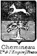 Chemineau Coat of Arms / Family Crest 0