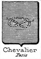 Chevalier Coat of Arms / Family Crest 2