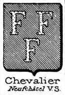 Chevalier Coat of Arms / Family Crest 12