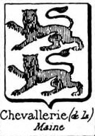 Chevallerie Coat of Arms / Family Crest 0