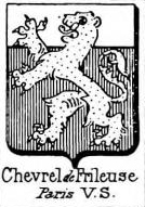 Chevrel Coat of Arms / Family Crest 1