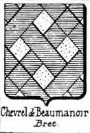 Chevrel Coat of Arms / Family Crest 2