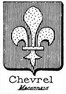 Chevrel Coat of Arms / Family Crest 0