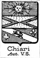 Chiari Coat of Arms / Family Crest 2