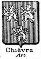 Chievre Coat of Arms / Family Crest 0