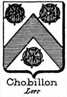 Chobillon Coat of Arms / Family Crest 0