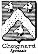 Choignard Coat of Arms / Family Crest 0