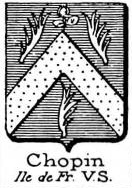 Chopin Coat of Arms / Family Crest 2