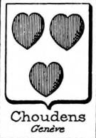 Choudens Coat of Arms / Family Crest 0