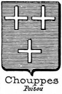 Chouppes Coat of Arms / Family Crest 0