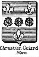 Chrestien Coat of Arms / Family Crest 2