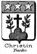 Christin Coat of Arms / Family Crest 2