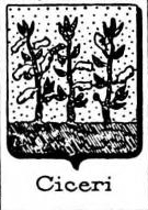 Ciceri Coat of Arms / Family Crest 2