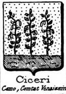 Ciceri Coat of Arms / Family Crest 1