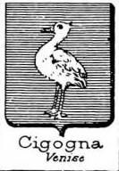 Cigogna Coat of Arms / Family Crest 0