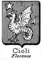 Cioli Coat of Arms / Family Crest 1