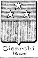Ciserchi Coat of Arms / Family Crest 0