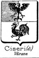 Ciseri Coat of Arms / Family Crest 0