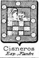 Cisneros Coat of Arms / Family Crest 1