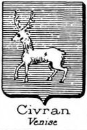 Civran Coat of Arms / Family Crest 1