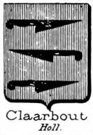 Claarbout Coat of Arms / Family Crest 0
