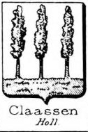Claassen Coat of Arms / Family Crest 0
