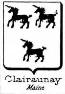 Clairaunay Coat of Arms / Family Crest 0