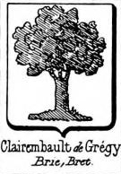 Clairembault Coat of Arms / Family Crest 0
