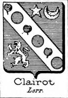 Clairot Coat of Arms / Family Crest 0