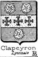 Clapeyron Coat of Arms / Family Crest 0