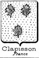Clapisson Coat of Arms / Family Crest 2