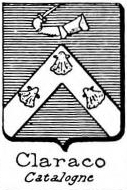 Claraco Coat of Arms / Family Crest 2