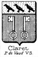 Claret Coat of Arms / Family Crest 2