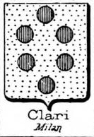Clari Coat of Arms / Family Crest 0