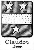Claudot Coat of Arms / Family Crest 0