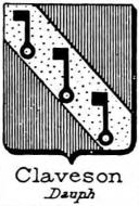 Claveson Coat of Arms / Family Crest 0