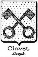 Clavet Coat of Arms / Family Crest 0