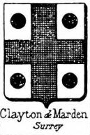 Clayton Coat of Arms / Family Crest 1