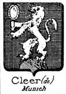Cleer Coat of Arms / Family Crest 1