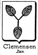 Clemensen Coat of Arms / Family Crest 1