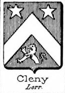 Cleny Coat of Arms / Family Crest 0