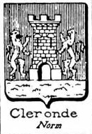 Cleronde Coat of Arms / Family Crest 0