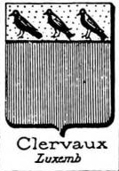 Clervaux Coat of Arms / Family Crest 2