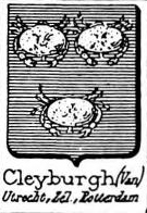 Cleyburgh Coat of Arms / Family Crest 0