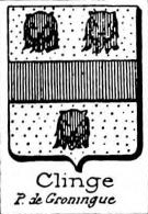 Clinge Coat of Arms / Family Crest 1
