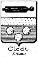 Clodt Coat of Arms / Family Crest 1
