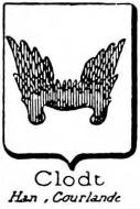 Clodt Coat of Arms / Family Crest 0