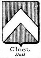 Cloet Coat of Arms / Family Crest 1