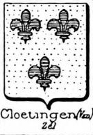 Cloetingen Coat of Arms / Family Crest 0