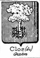 Clos Coat of Arms / Family Crest 5